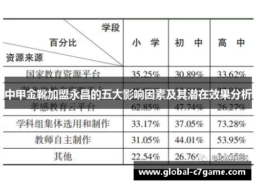 中甲金靴加盟永昌的五大影响因素及其潜在效果分析